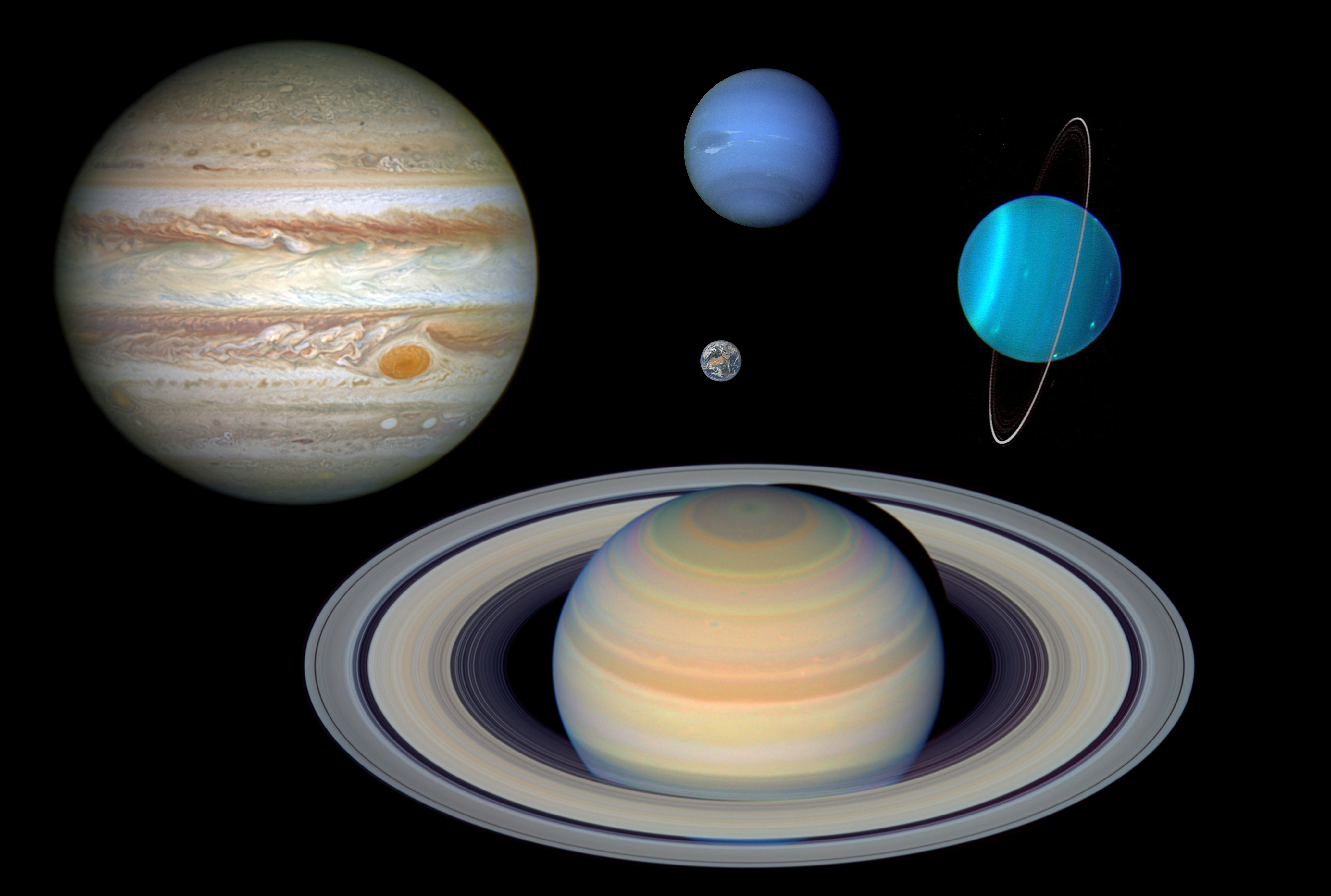 all the gas giants