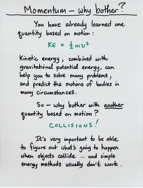 impulsive force model momentum in collisions lab