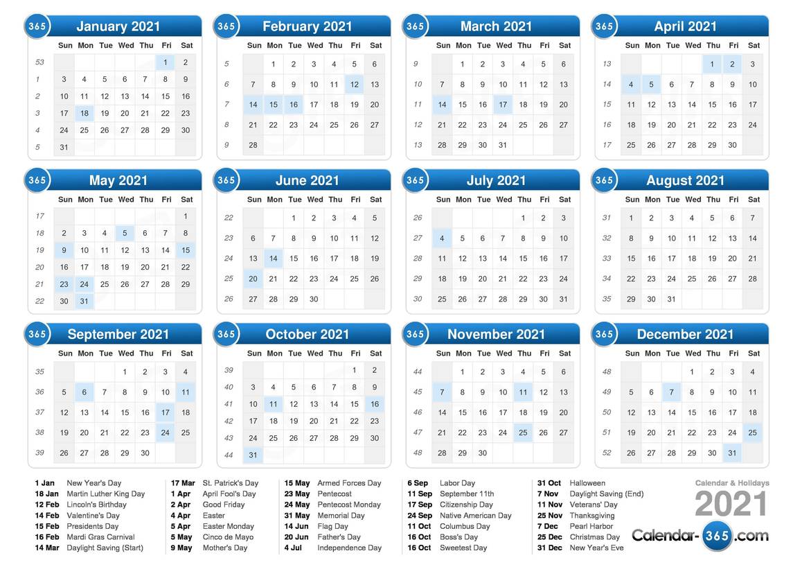365 Day Calendar 2024 Printable 2024 CALENDAR PRINTABLE
