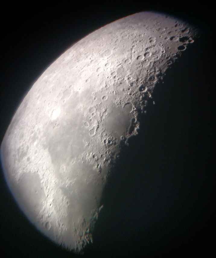 Moon Over 12-meter ALMA Telescopes – National Radio Astronomy